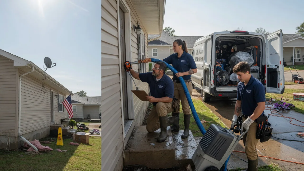 Ceiling Water Damage Restoration in Morley, MI near me